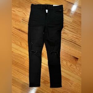 American Eagle Outfitters Black Jeggings 30short